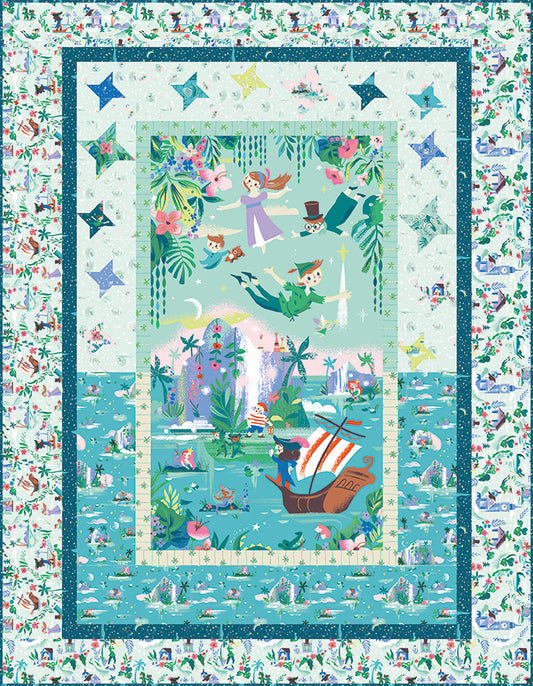 Forever Neverland Panel Quilt Kit
