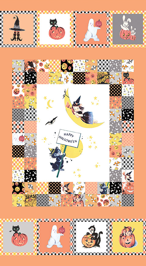 Fright Delight Main Fabric Panel 24"