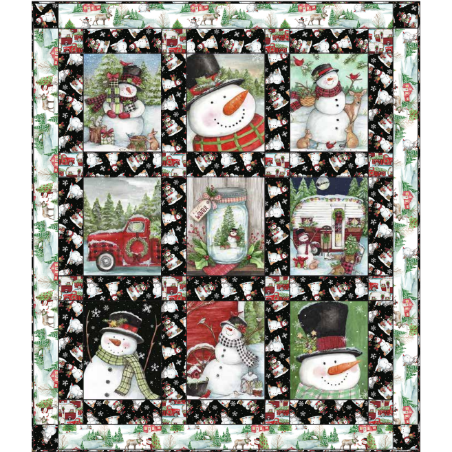 Free Frosty Hollow Quilt Pattern