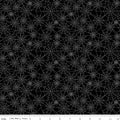 Seasonal Basics Spider Webs Black Glow in the Dark Fabric by the Yard - GC771-BLACK