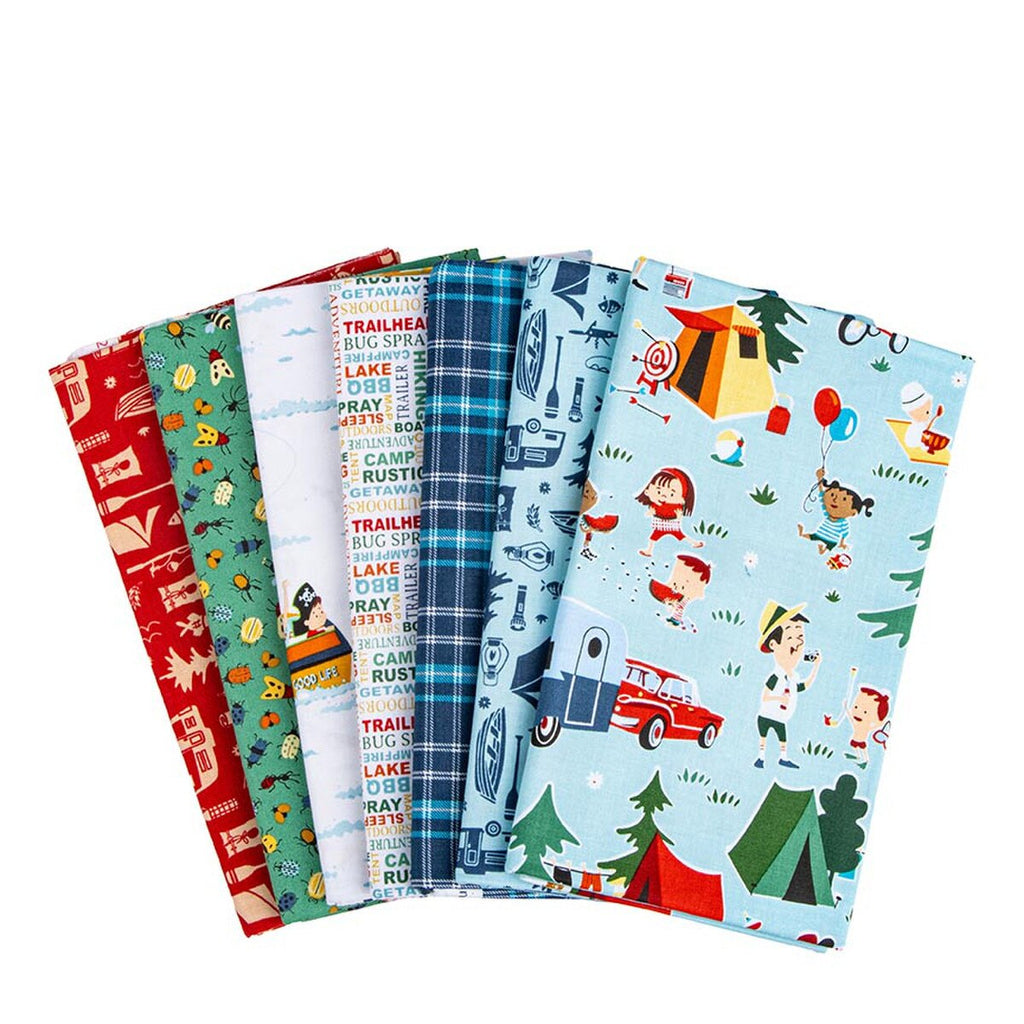 Happy Haven 1-Yard Bundle Aqua 7pc
