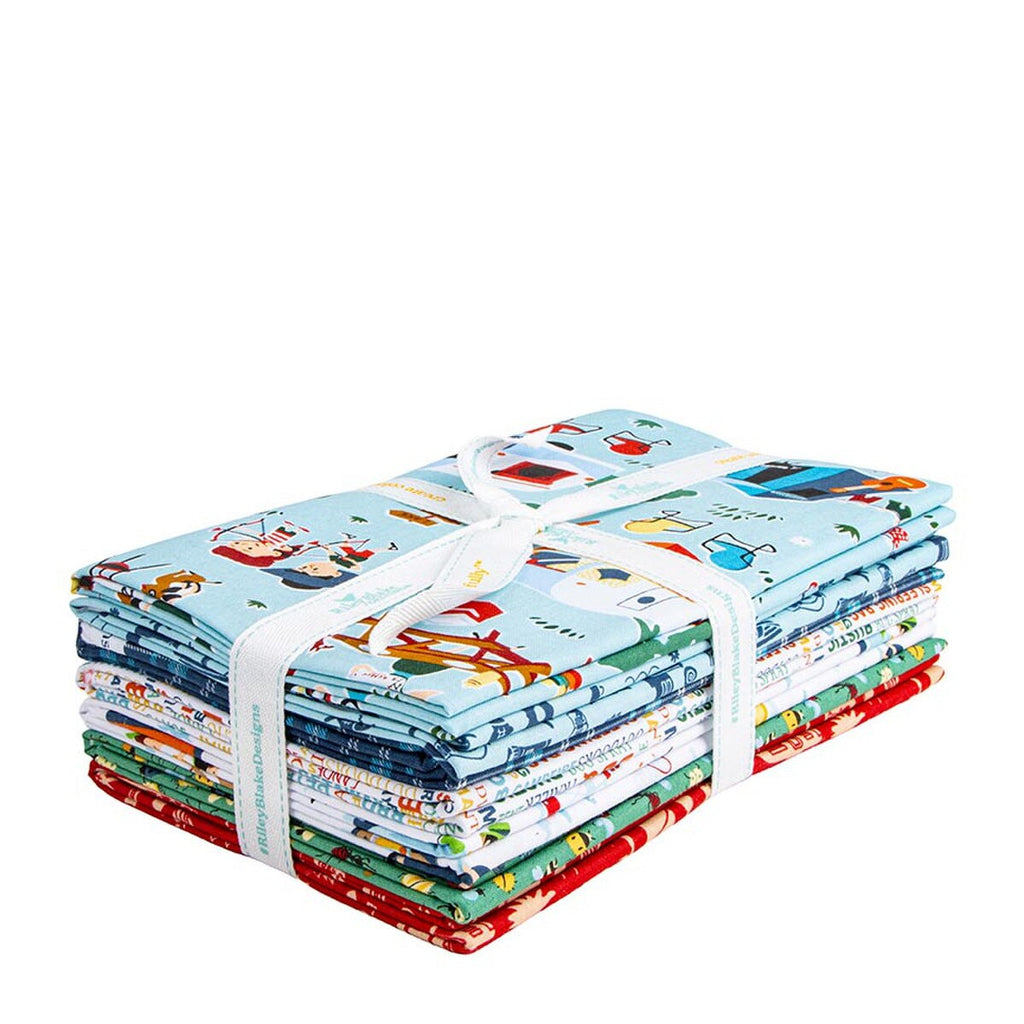 Happy Haven 1-Yard Bundle Aqua 7pc