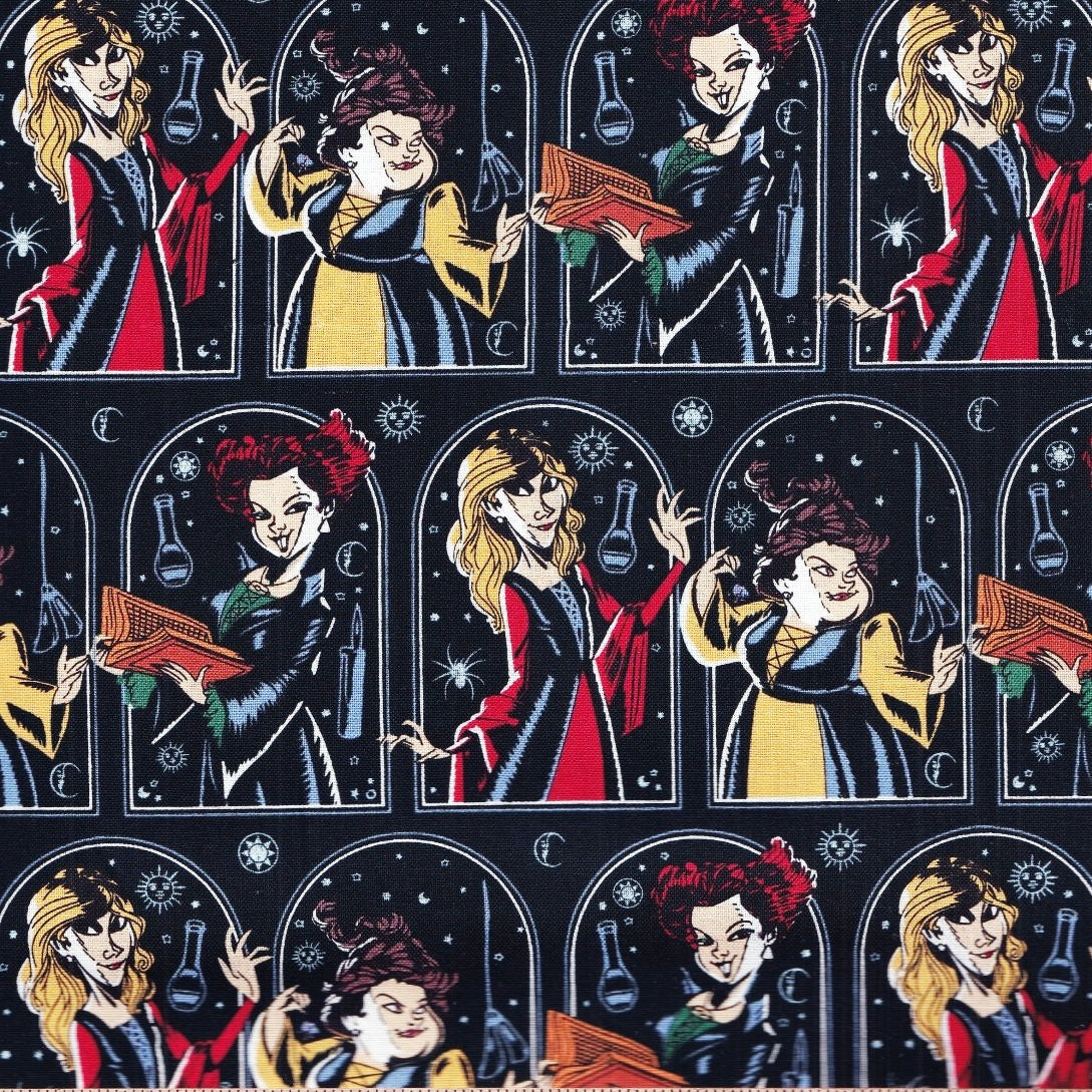 Disney Hocus Pocus Night Sky Fabric
