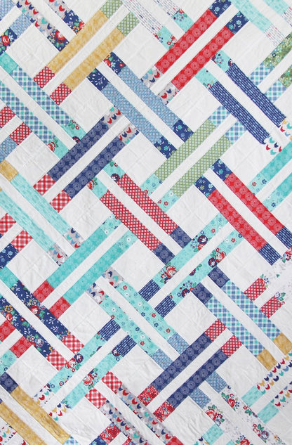Cluck Cluck Sew Jelly Weave Quilt Pattern