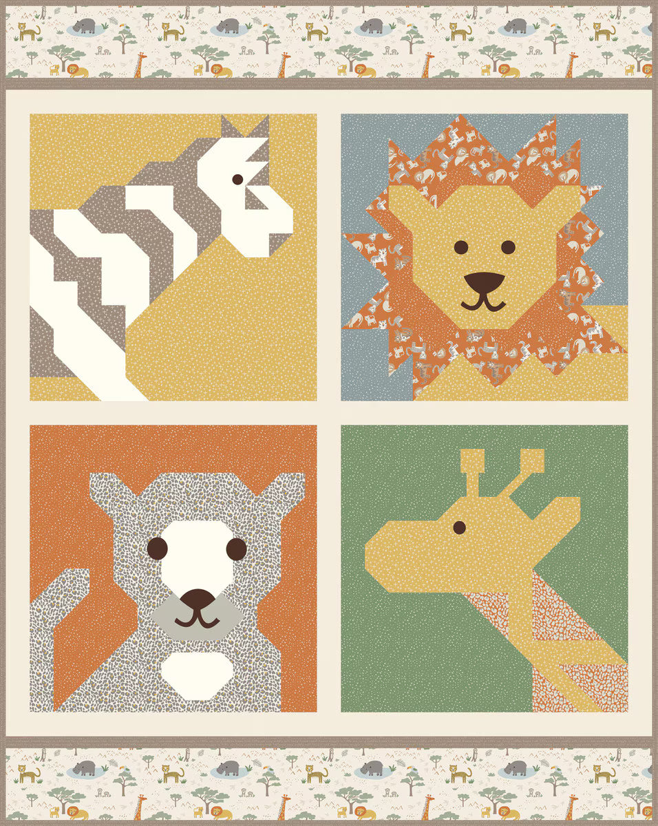 Safari on the Savannah Quilt Kit