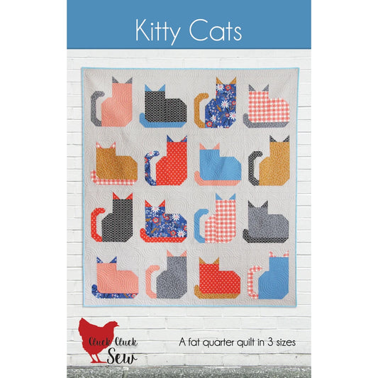 Cluck Cluck Sew Kitty Cats Quilt Pattern