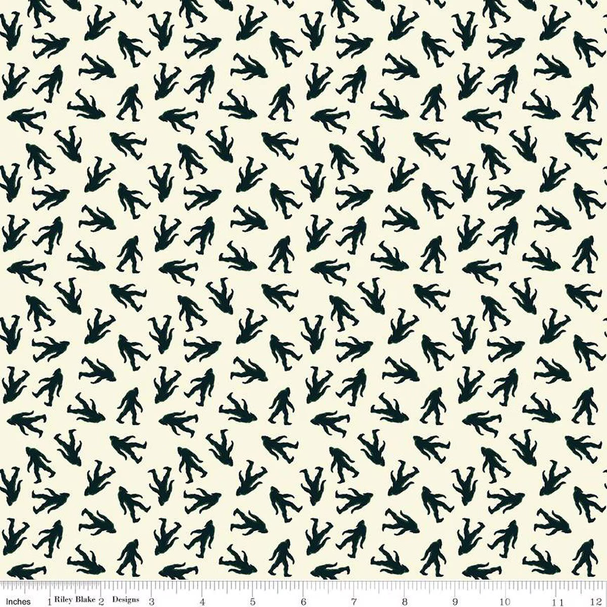 Legends of the National Parks Bigfoot Toss Cream Fabric