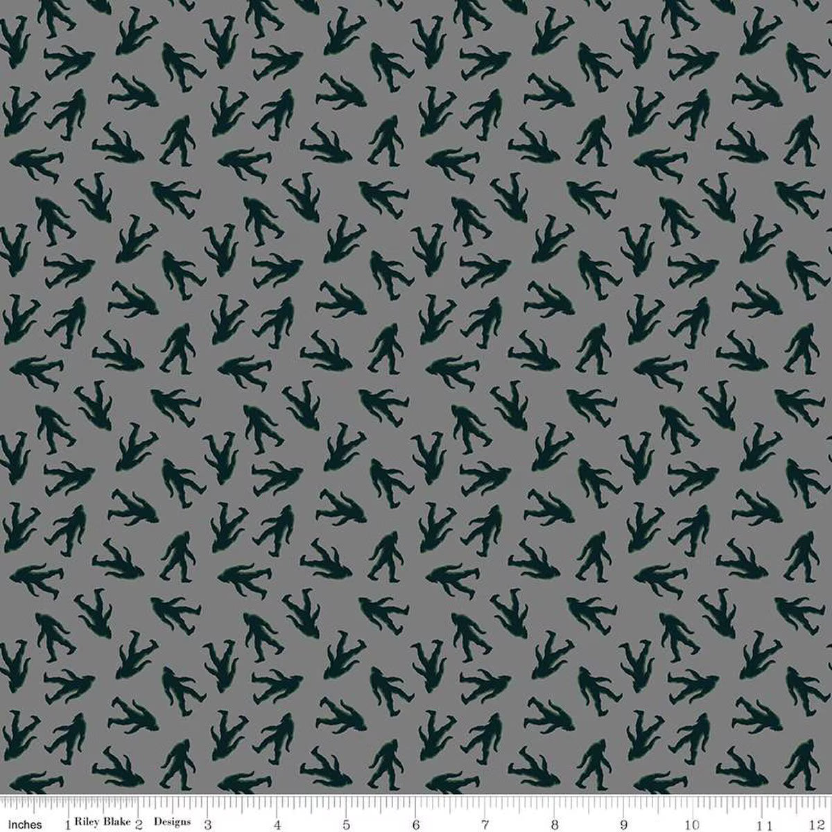 Legends of the National Parks Bigfoot Toss Gray Fabric