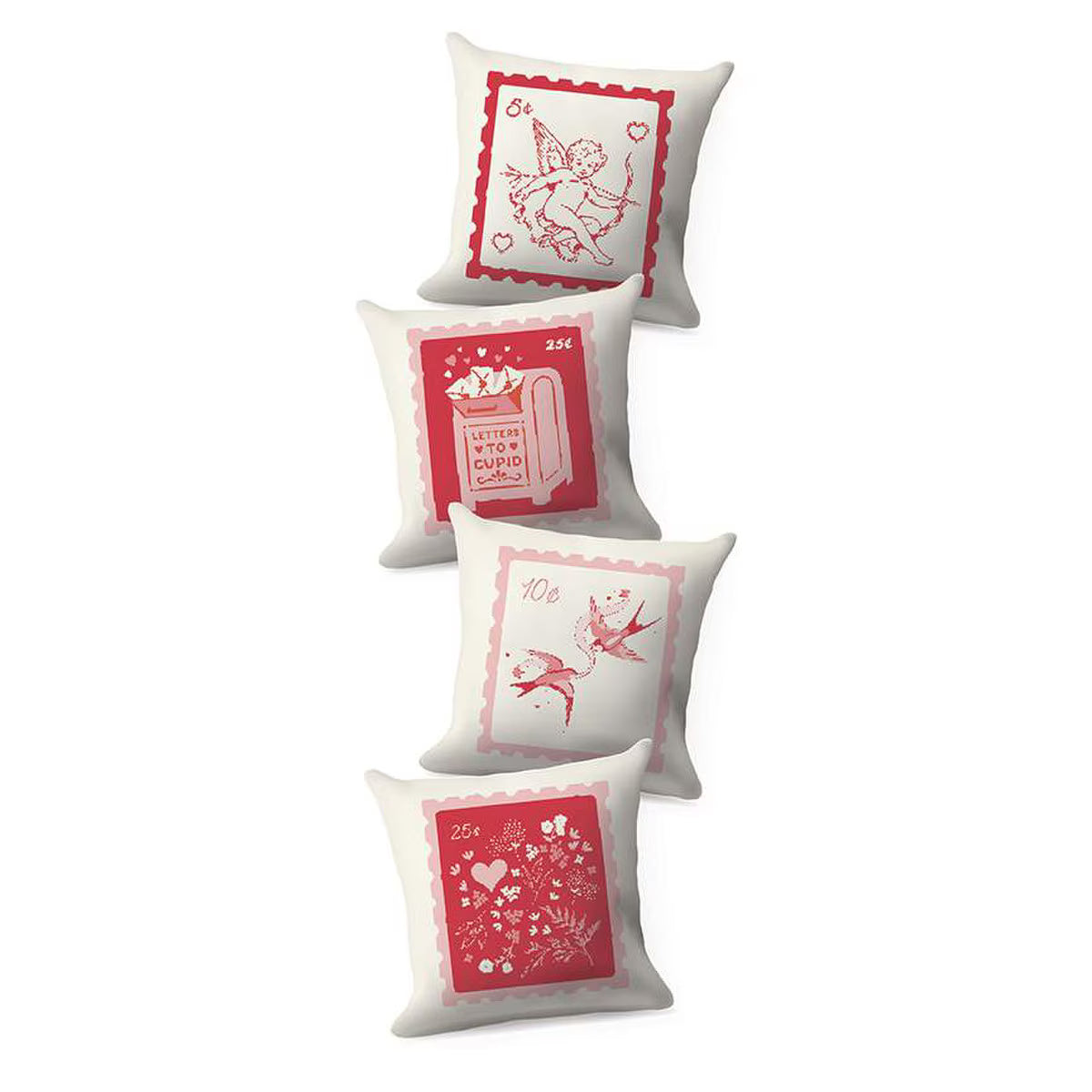 Letters to Cupid Pillow Fabric Panel