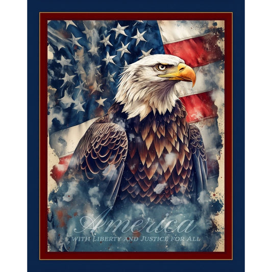 Liberty and Justice Fabric Panel