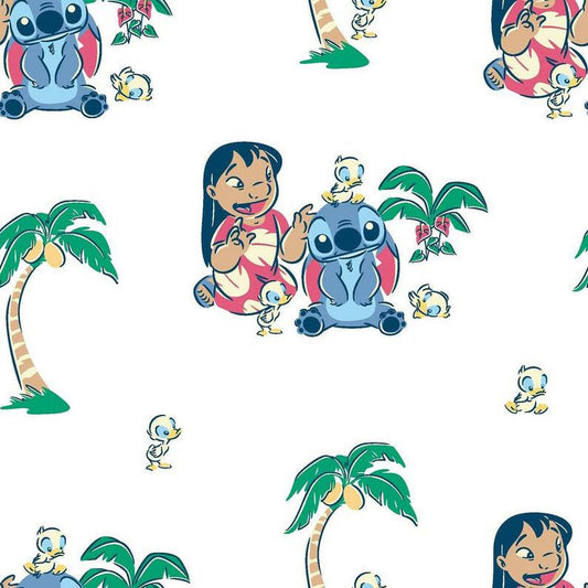Disney Lilo & Stitch with Friends Fabric - By the yard