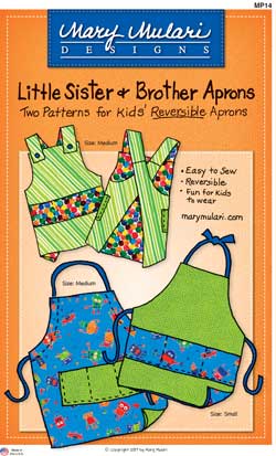 Little Sister and Brother Aprons Pattern