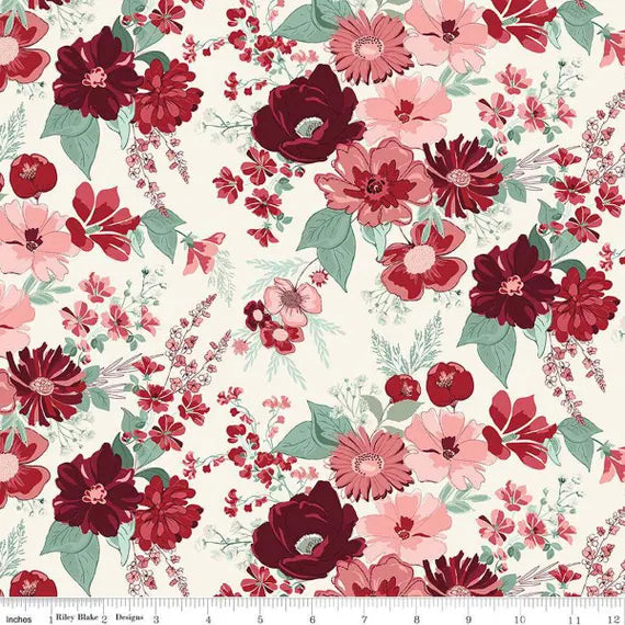 Love You Always Main Cream Fabric