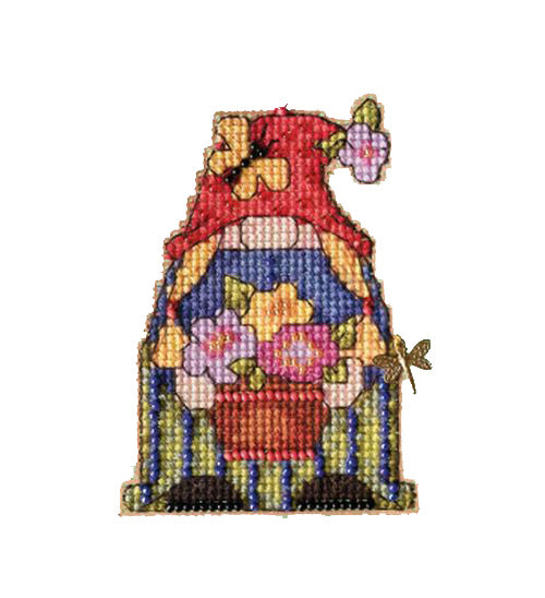 Mill Hill MH162213 Garden Girl Gnome Cross Stitch Kit
