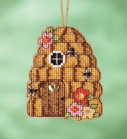 Mill Hill MH162214 Bee Hive House Cross Stitch Kit