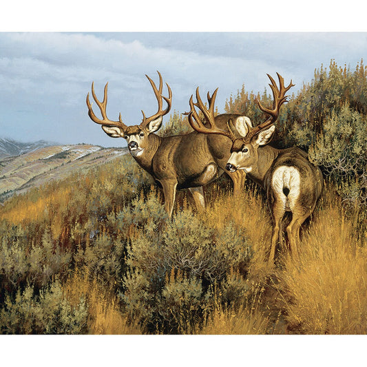 Majestic in Nature Low Country Mulies Fabric Panel