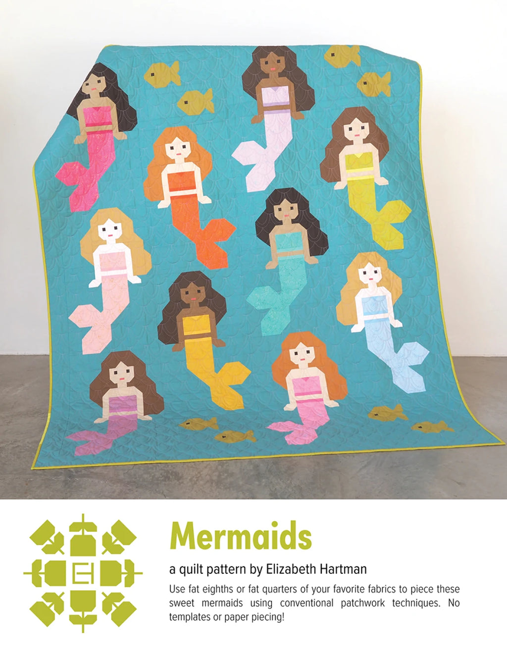 Elizabeth Hartman Mermaids Quilt Pattern