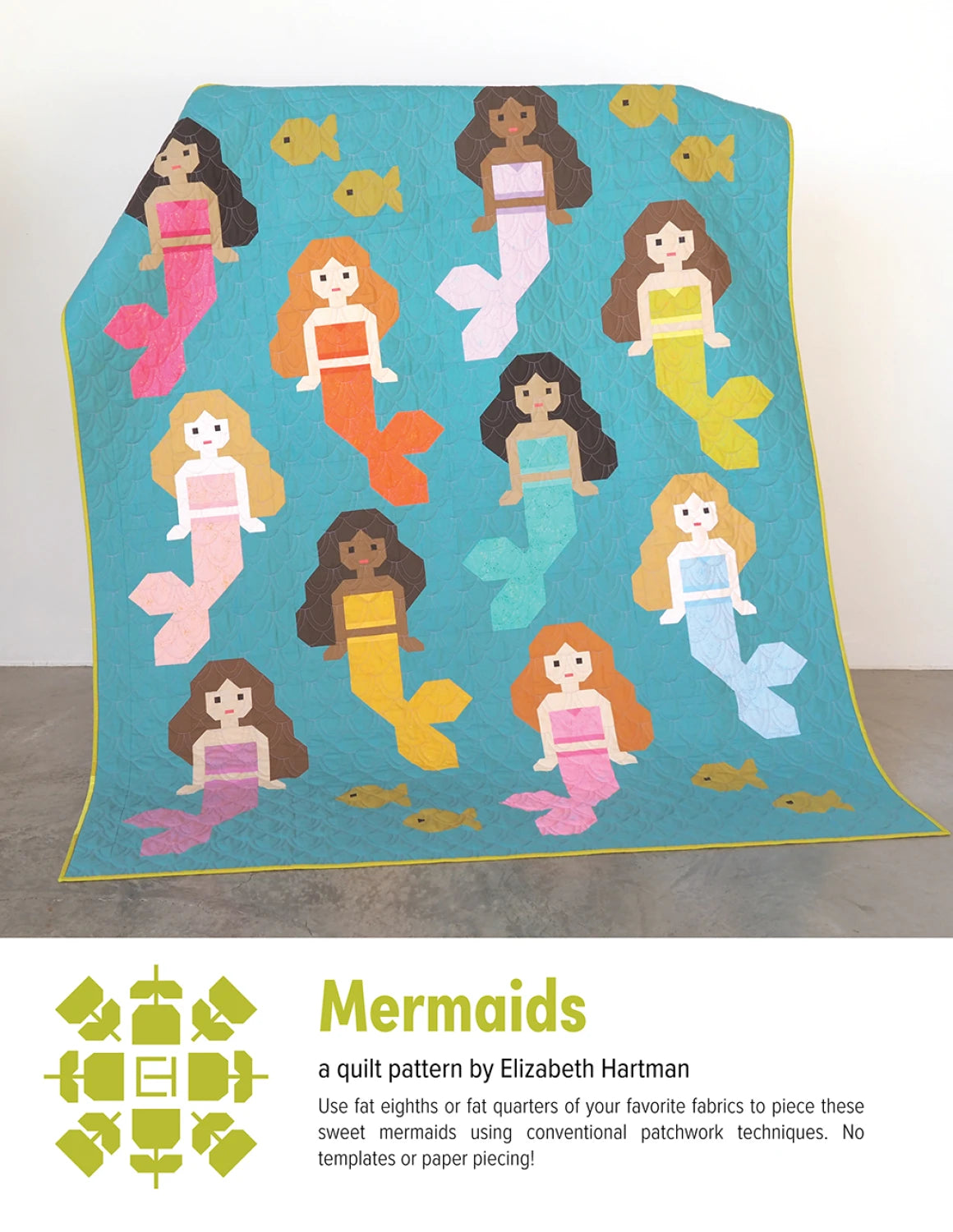 Elizabeth Hartman Mermaids Quilt Pattern