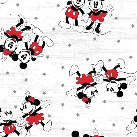 Disney Mickey & Minnie Starlight Fabric - By the yard