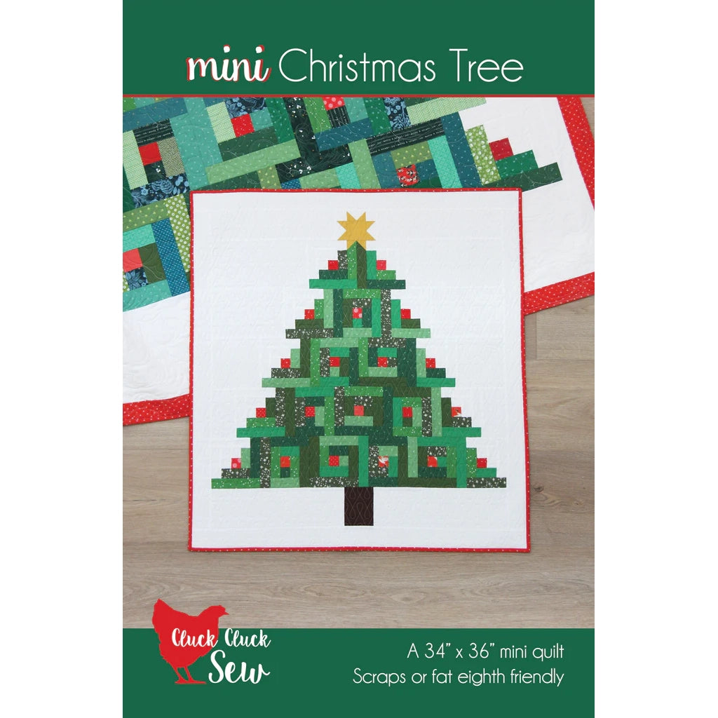 Cluck Cluck Sew Mini Christmas Tree Quilt Pattern