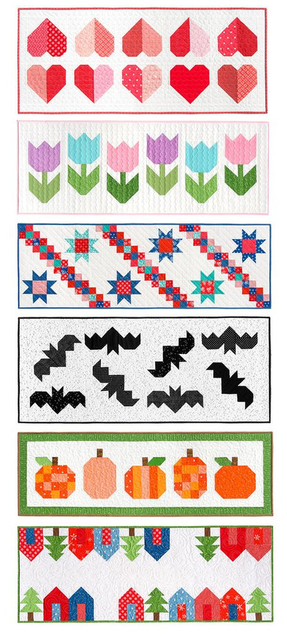 Cluck Cluck Sew Modern Holiday Table Runners Quilt Pattern