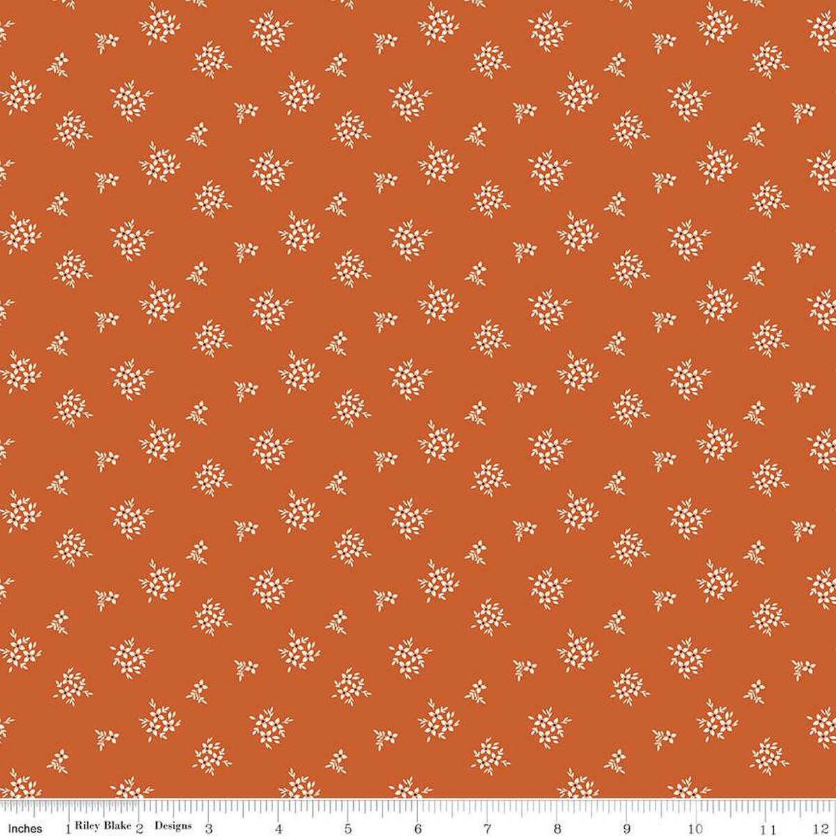 Morning Latte Ditsy Spice Fabric