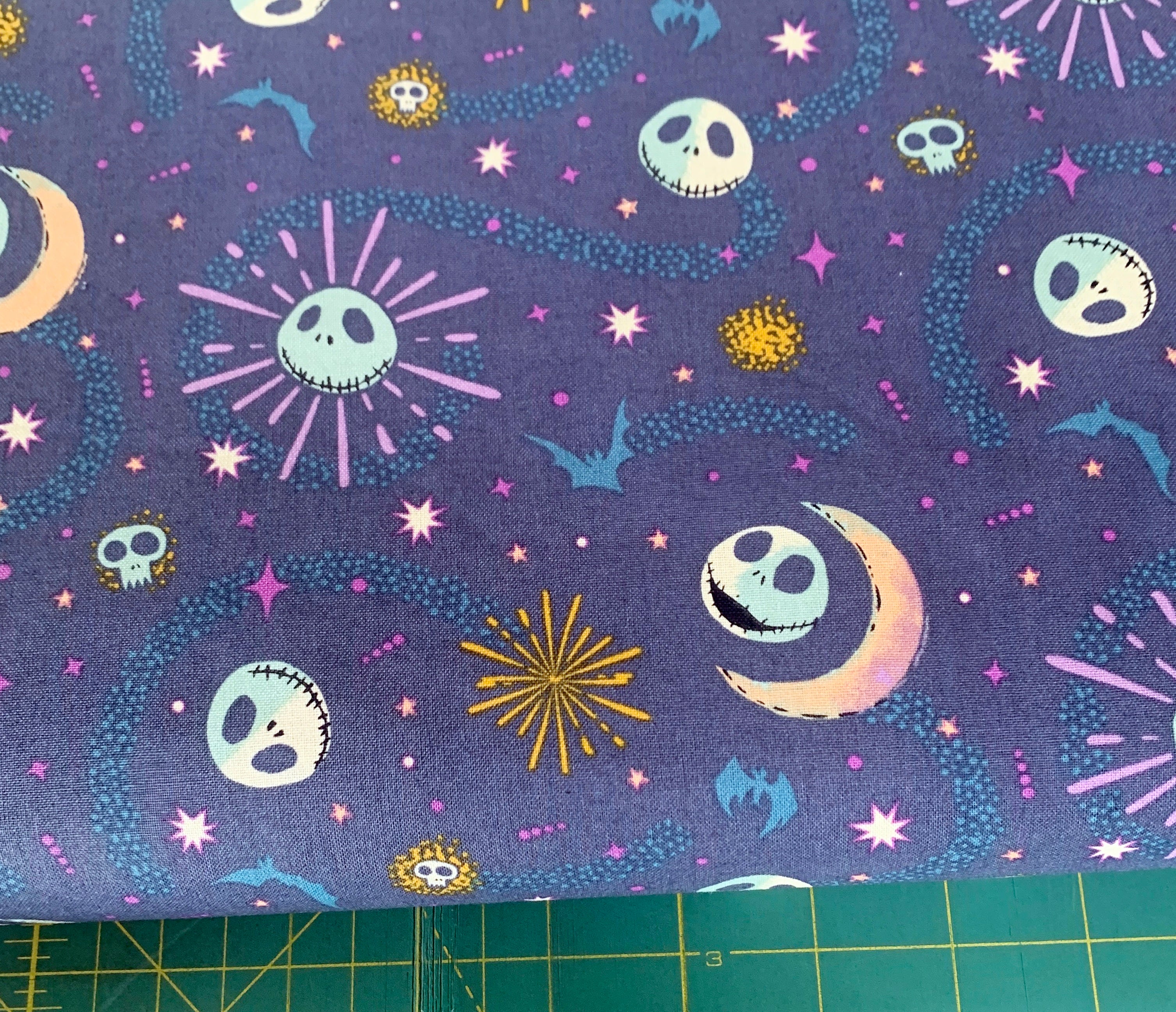 Disney The Nightmare Before Christmas Celestial Jack Fabric