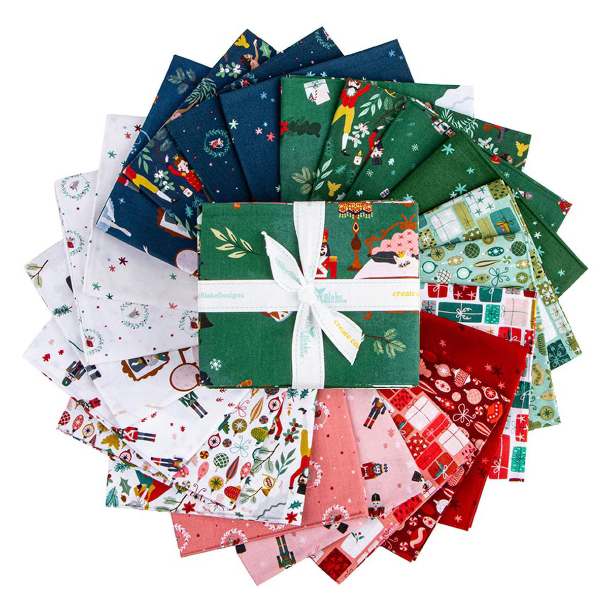 Nutcracker Tradition Fat Quarter Bundle 22pc