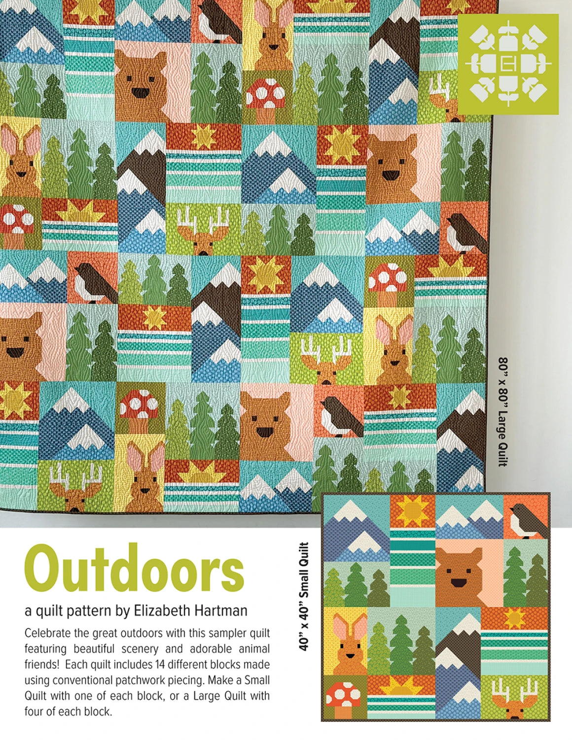 Elizabeth Hartman Outdoors Quilt Pattern