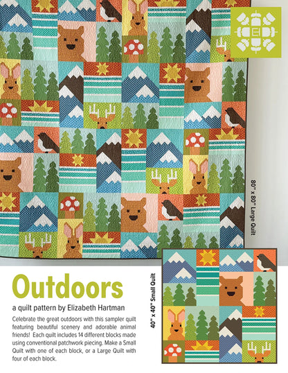Elizabeth Hartman Outdoors Quilt Pattern