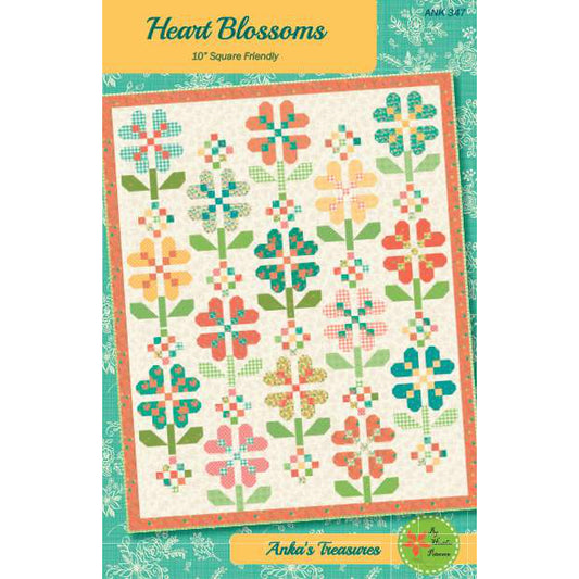 Anka's Treasures Heart Blossoms Quilt Pattern