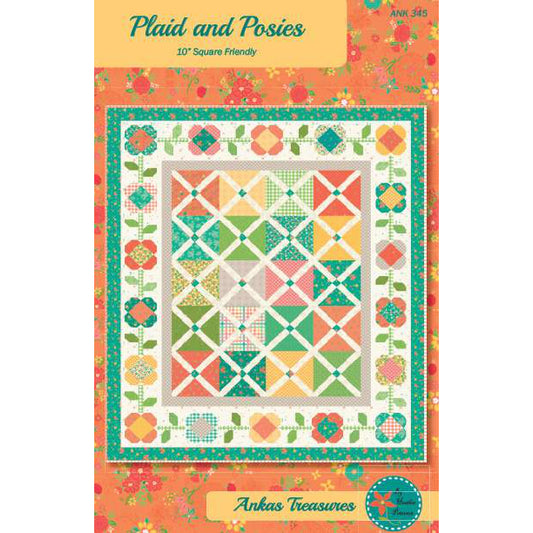 Anka's Treasures Plaid and Posies Quilt Pattern