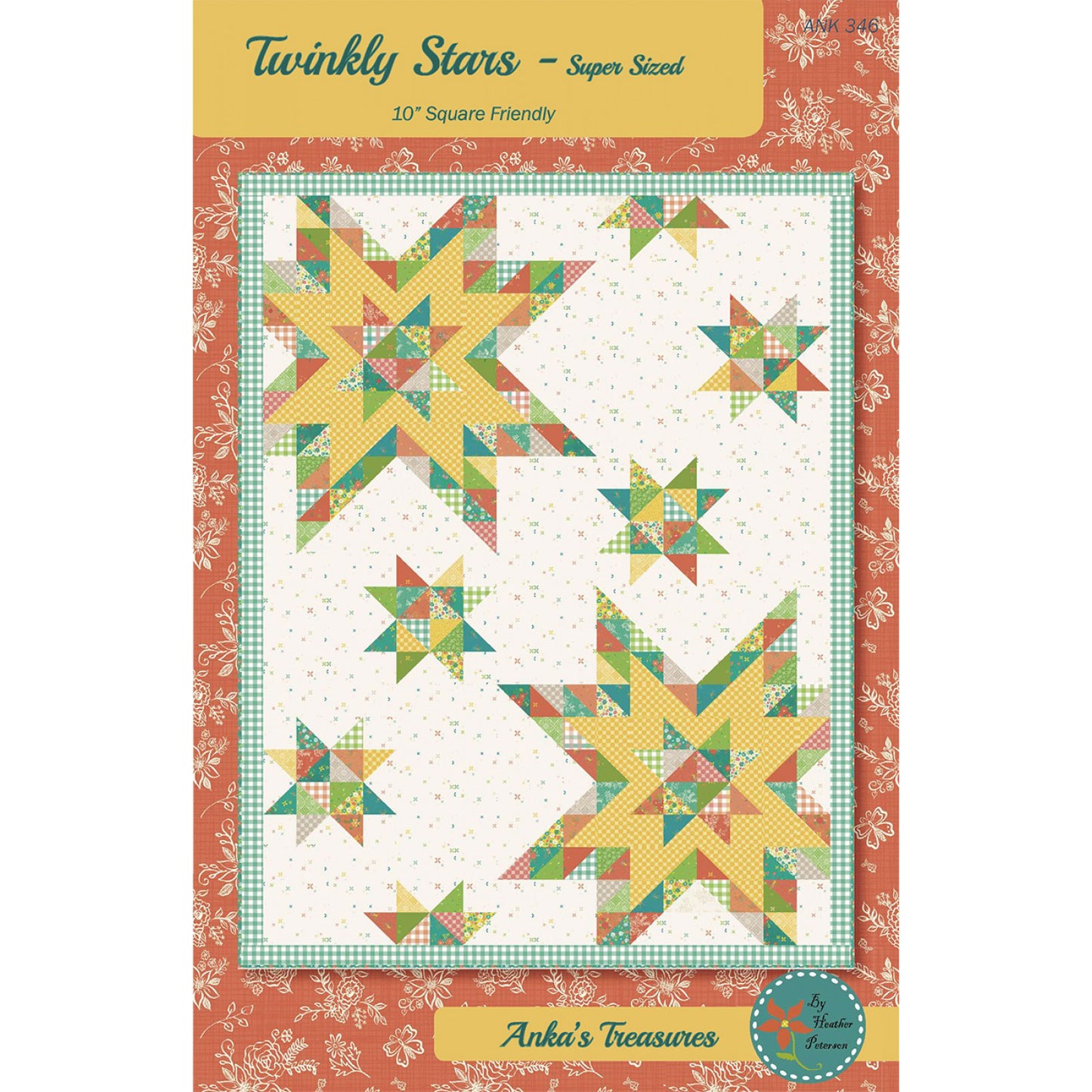 Anka's Treasures Twinkly Stars Quilt Pattern