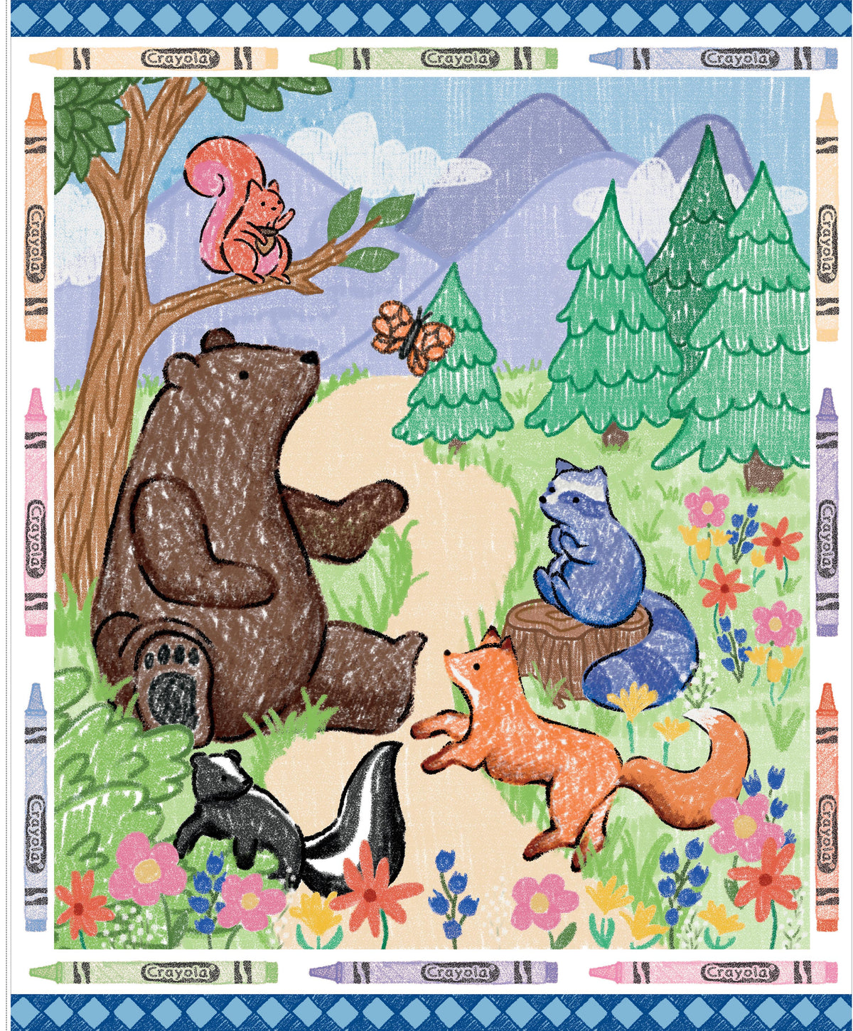 Colorful Critters Panel