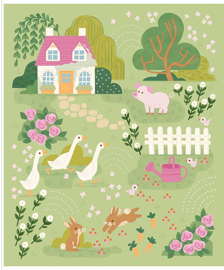 Countryside Dreams Fabric Panel