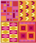 Quilt in Color Practice Quilting Panel Sunset