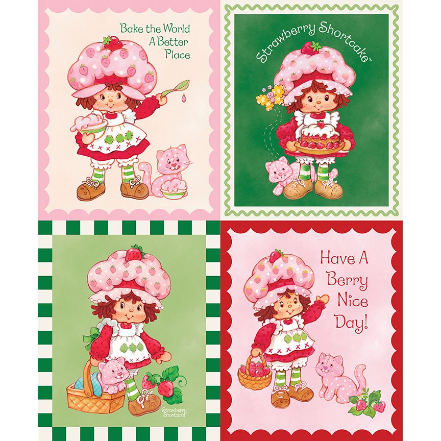 The World of Strawberry Shortcake™ Fabric Panel