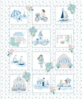 Coastal Dreams Fabric Panel by Tasha Noel for Riley Blake Designs