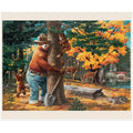 Keep It Green Smokey Bear Scenic Panel Fabric Panel from the Smokey Bear Keep It Green collection for Riley Blake Designs