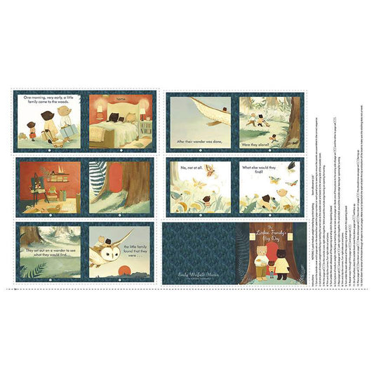 The Littlest Family's Big Day Soft Book Fabric Panel