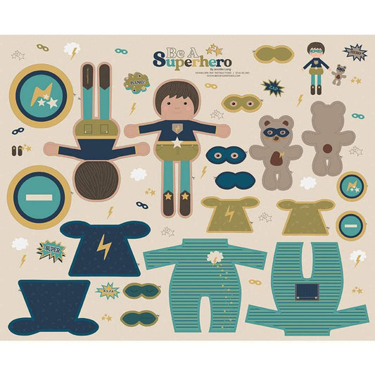 Be a Superhero Brave 2 Fabric Panel