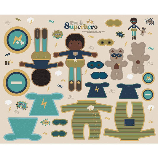 Be a Superhero Brave 3 Fabric Panel
