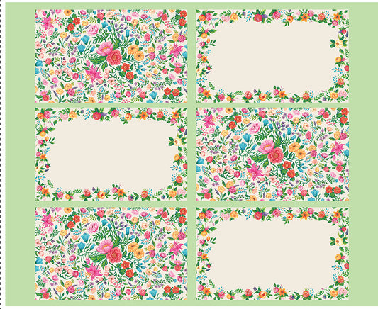 Monthly Placemats 2 August Placemat Fabric Panel