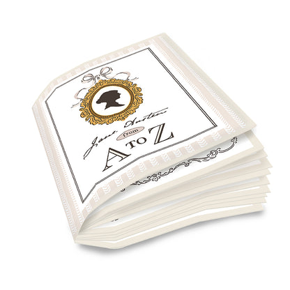 Jane Austen Soft Book Fabric Panel
