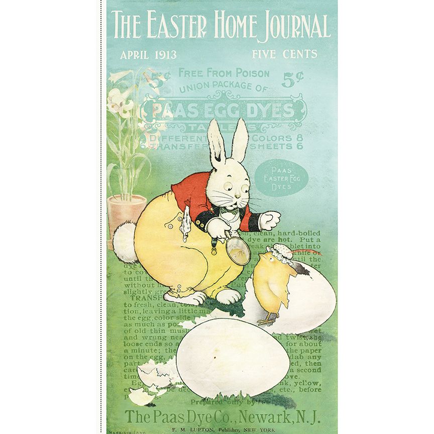 Egg Hunt The Easter Home Journal Main Fabric Panel