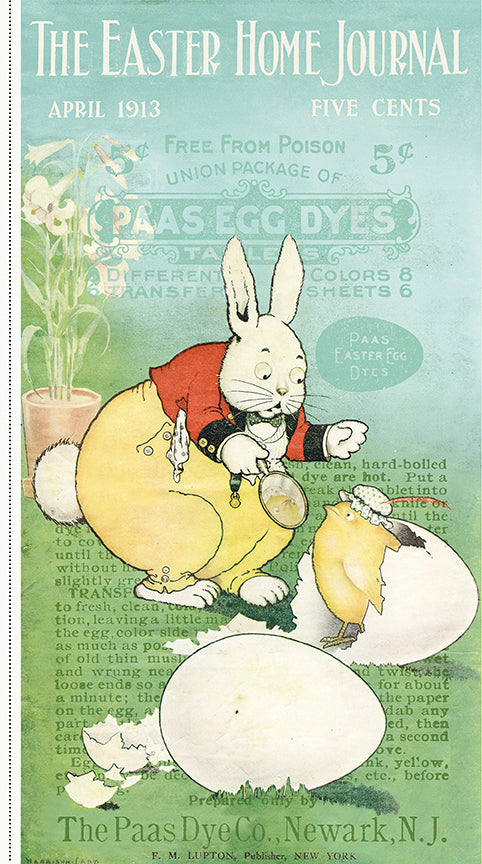 Egg Hunt The Easter Home Journal Main Fabric Panel