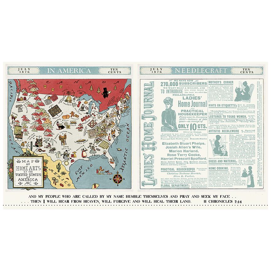 Sew America Pillow Fabric Panel