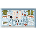 Story Animals Through the Year Doll Panel January by Jennifer Long for Riley Blake Designs