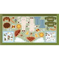 Story Animals Through the Year Doll Panel March by Jennifer Long for Riley Blake Designs