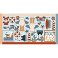 Story Animals Through the Year Doll Panel July by Jennifer Long for Riley Blake Designs